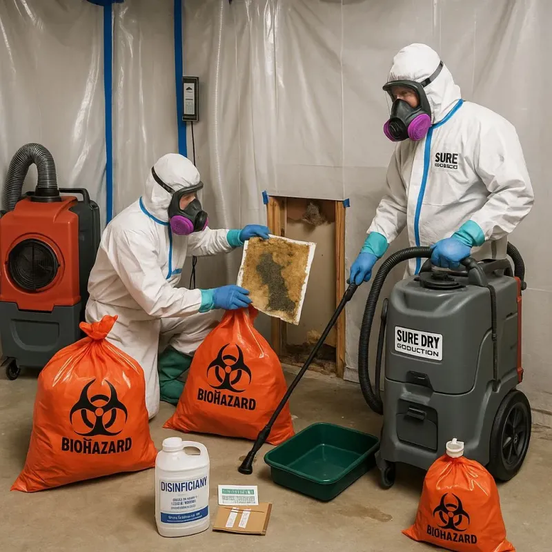 Contaminated Water Handling Protocols process in Oronoco, MN