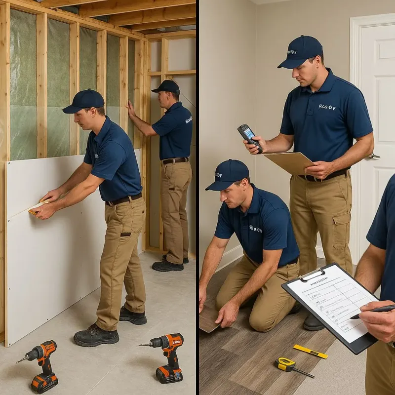 Repairs and Reconstruction process in Oronoco, MN